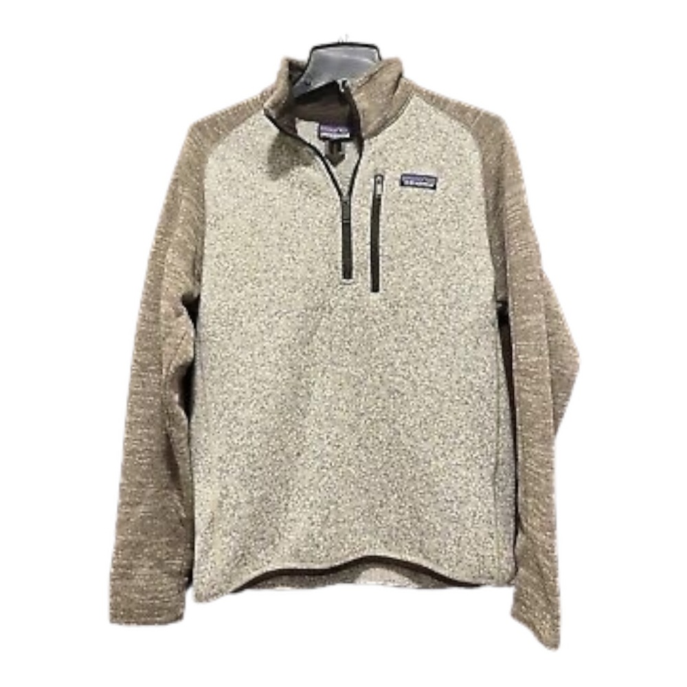 Patagonia | Men's Better Sweater 1/4 Zip Bleached Stone / Pale Khaki | XL